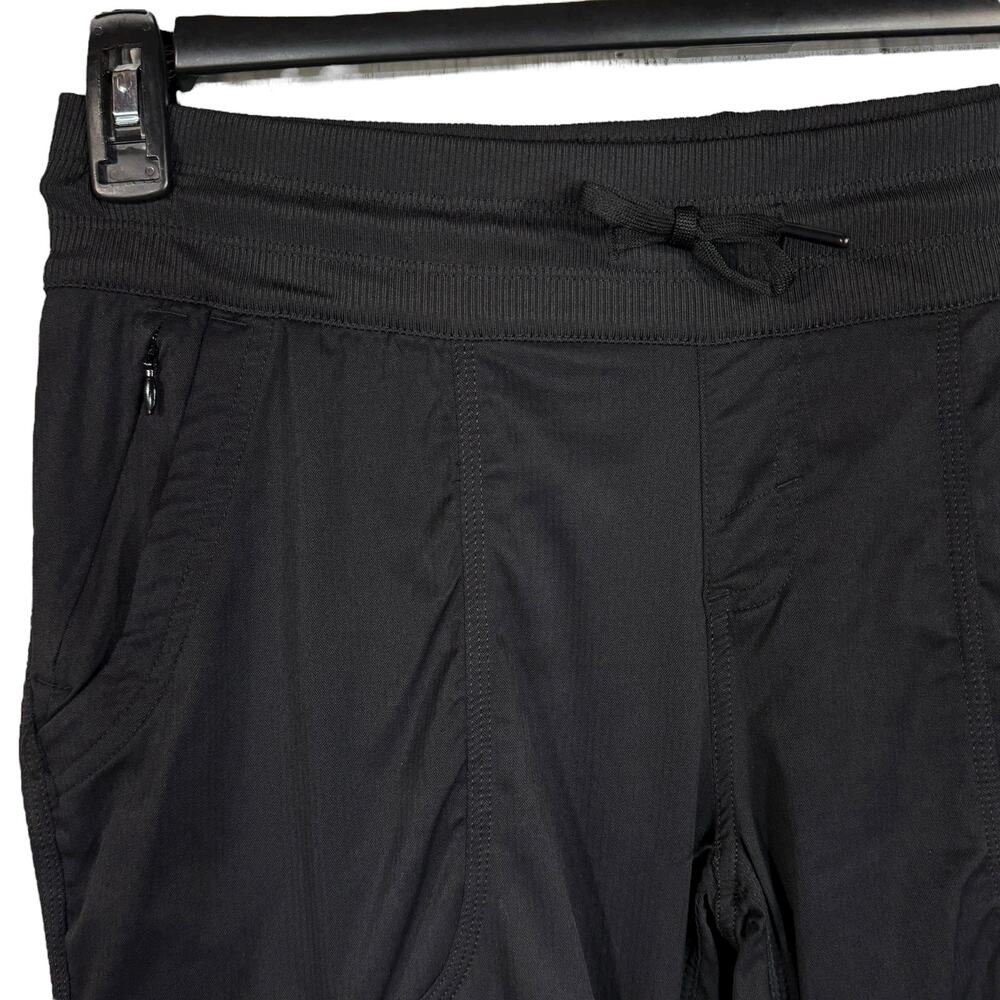 North Face Womens Large Aphrodite 2.0 Pants UPF Stretch DWR Pull-On Pocket Black - Picture 3 of 10